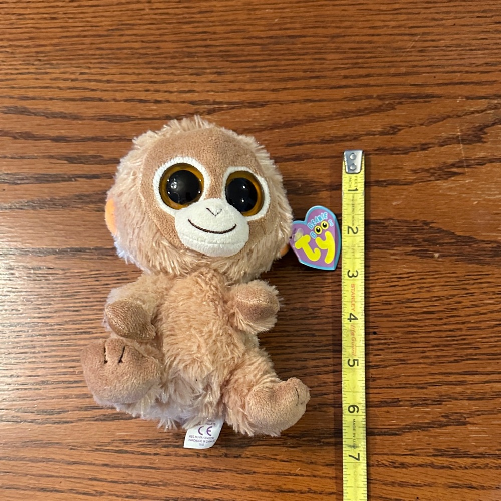 Ty Beanie Boo’s monkey Tangerine with tags